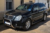 SsangYong Rexton I 2001–2017 Predný ochranný rám WT003 (nerez) fotografia 7