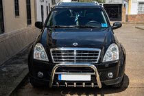 SsangYong Rexton I 2001–2017 Predný ochranný rám WT003 (nerez) fotografia 6