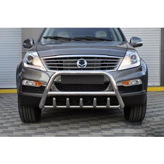 Predný ochranný rám WT003 (nerez) SsangYong Rexton I 2001–2017 fotografia 3