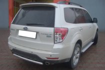 Subaru Forester 2008–2013 Zadný ochranný oblúk AK002 (nerez) fotografia 2