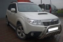 Subaru Forester 2008–2013 Predný ochranný rám WT002 (nerez) fotografia 3