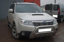 Subaru Forester 2008–2013 Predný ochranný rám WT002 (nerez) fotografia 2