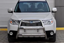 Subaru Forester 2008–2013 Predný ochranný rám WT018 (nerez) fotografia 4