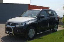 Suzuki Grand Vitara 2005–2017 Predný ochranný rám QT006 (nerez) fotografia 2