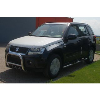 Predný ochranný rám QT006 (nerez) Suzuki Grand Vitara 2005–2017 fotografia 3