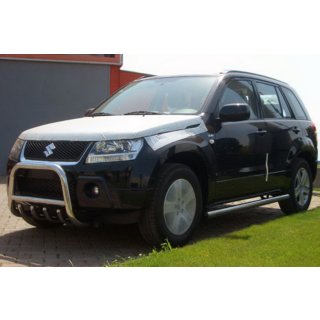 Predný ochranný rám QT006 (nerez) Suzuki Grand Vitara 2005–2017 fotografia 1
