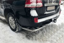 Toyota Land Cruiser 200 2007–2021 Zadné rohové diely AK003 (2 ks, nerez) fotografia 1