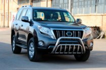 Toyota Land Cruiser Prado 150 2009–2023 Predný ochranný rám WT002 (nerez) fotografia 4