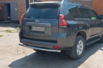 Toyota Land Cruiser Prado 150 2009–2023 Zadný ochranný oblúk AK002 (nerez) fotografia 4
