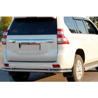Zadný ochranný rám AK005-2 (nerez) Toyota Land Cruiser Prado 150 2009–2023 fotografia 1
