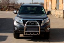 Toyota Land Cruiser Prado 150 2009–2023 Kengurín QT007 (nerezová oceľ) fotografia 3