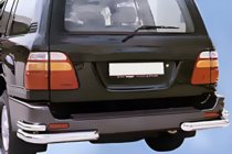 Toyota Land Cruiser 100 1998–2007 Zadné rohové diely AK003-Double (2 ks, nerez) fotografia 4