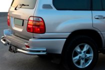 Toyota Land Cruiser 100 1998–2007 Zadné rohové diely AK003-Double (2 ks, nerez) fotografia 1