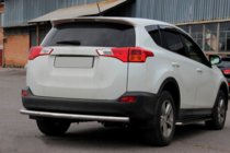 Toyota Rav 4 2013–2018 Zadný ochranný oblúk AK002 (nerez) fotografia 5