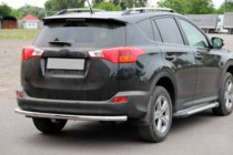 Toyota Rav 4 2013–2018 Zadný ochranný oblúk AK002 (nerez) fotografia 2