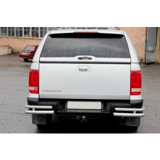 Zadné rohové diely AK003-Double (2 ks, nerez) Volkswagen Amarok 2010–2022 fotografia 4