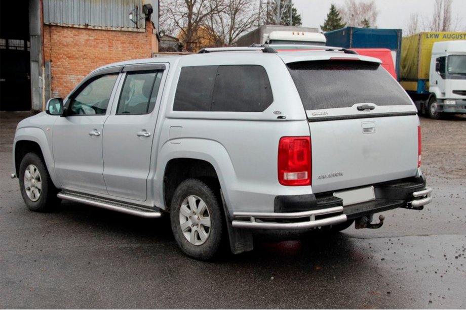 Volkswagen Amarok 2010–2022 Zadné rohové diely AK003-Double (2 ks, nerez) Image
