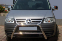 Volkswagen Caddy 2004–2010 Predný ochranný rám WT005 (nerez) fotografia 1