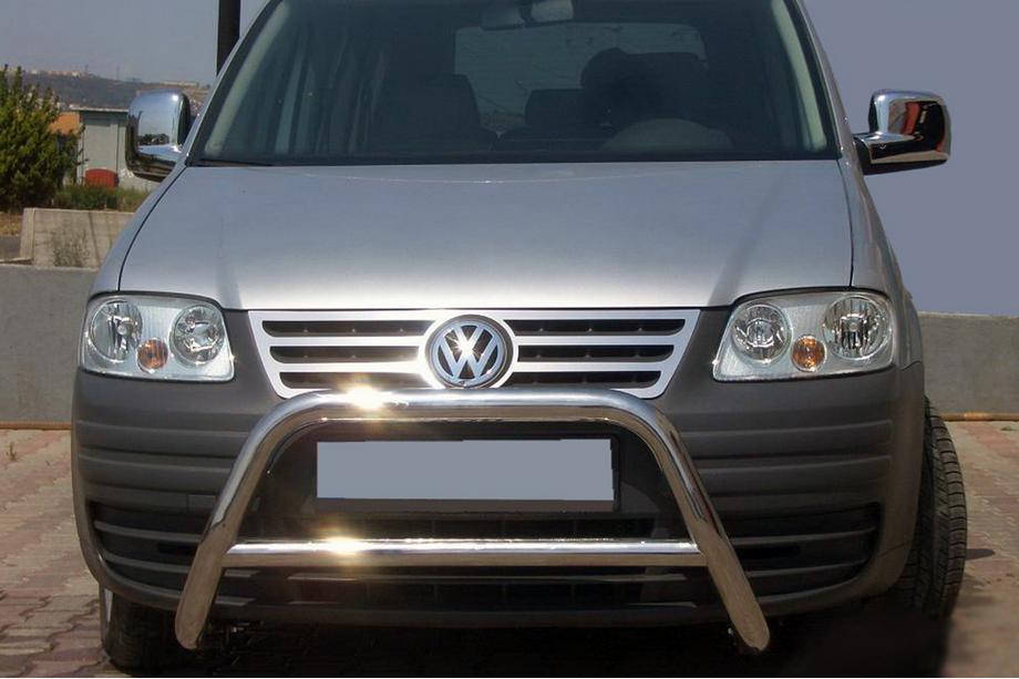 Volkswagen Caddy 2004–2010 Predný ochranný rám WT005 (nerez) Image