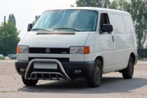 Volkswagen T4 Transporter 1990–2003 Predný ochranný rám WT002 60 mm (nerez) fotografia 3