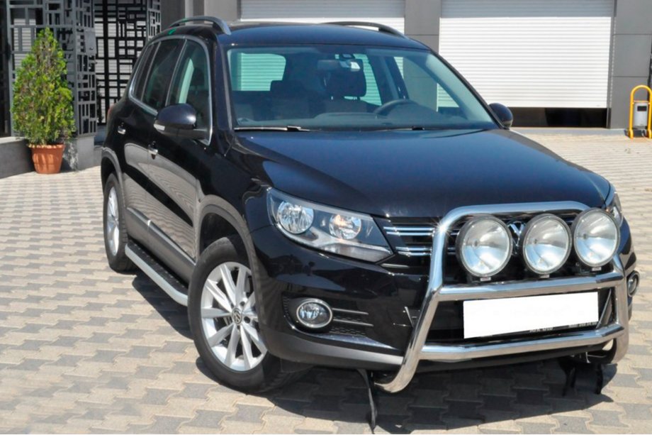 Volkswagen Tiguan 2007–2016 Predný ochranný rám WT018 (nerez) Image