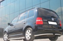 Volkswagen Touran 2003–2010 Zadné rohové diely AK003 (2 ks, nerez) fotografia 4