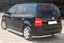 Volkswagen Touran 2003–2010 Zadné rohové diely AK003 (2 ks, nerez) fotografia 3