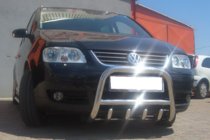 Volkswagen Touran 2003–2010 Predný ochranný rám QT006 (nerez) fotografia 4