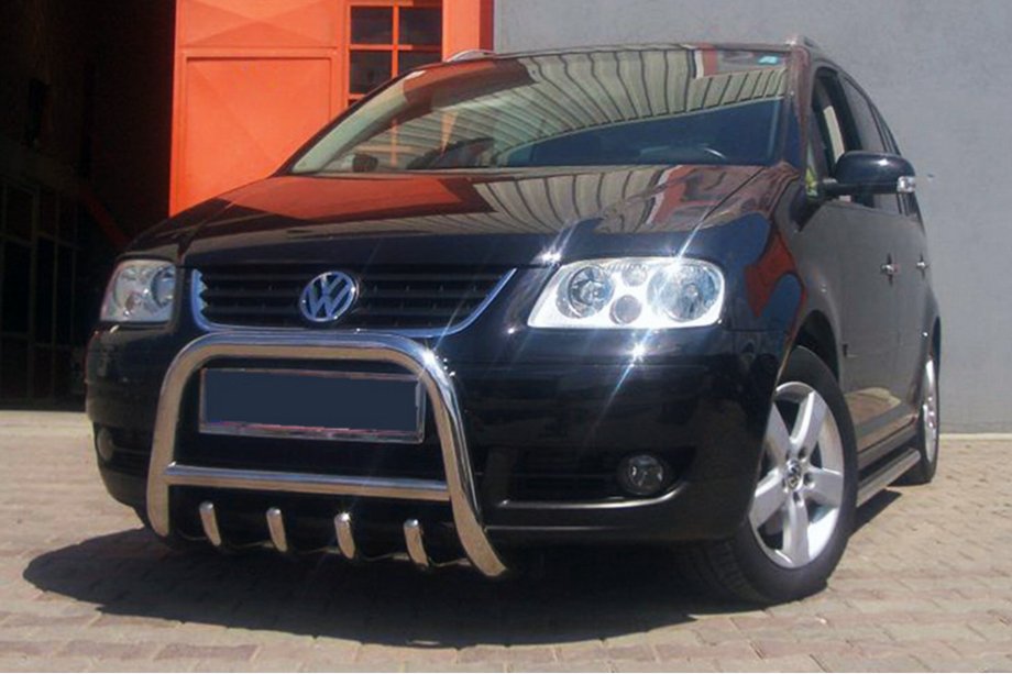 Volkswagen Touran 2003–2010 Predný ochranný rám QT006 (nerez) Image