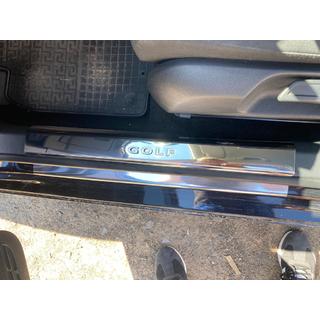 Kryty vnútornej časti prahov (2 ks, nerez) Volkswagen Golf 6 2008–2014 fotografia 2