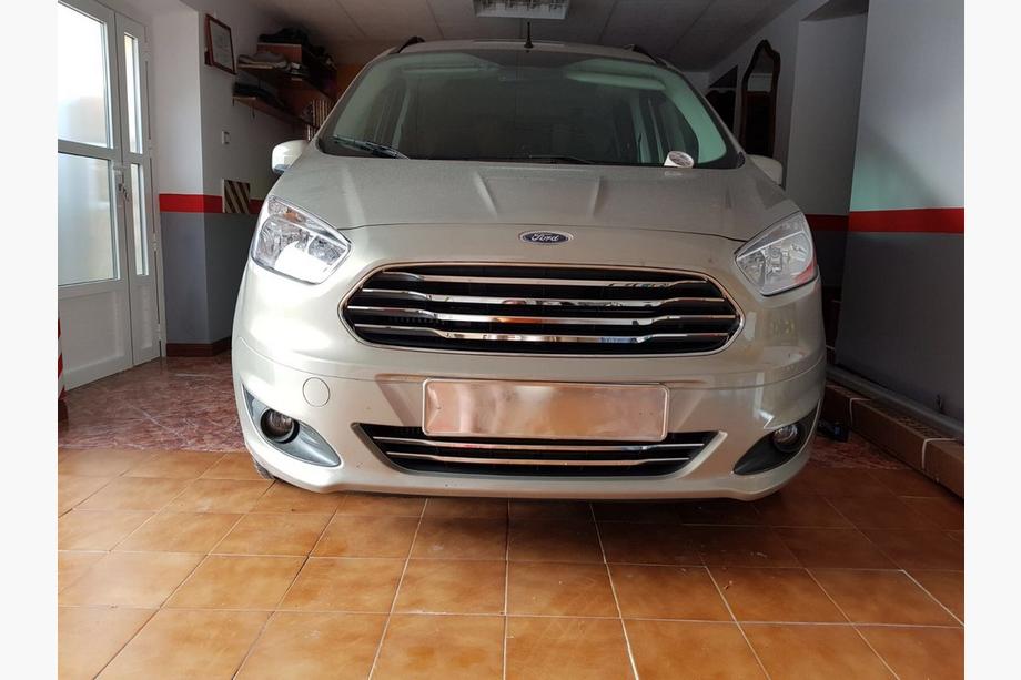Ford Courier 2014–2023 Nerezové kryty masky OmsaLine (2014-2018, 4 ks) Image
