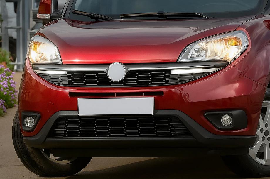Fiat Doblo II 2010–2022 Denné svetlá chróm (2014↗, LED) Image
