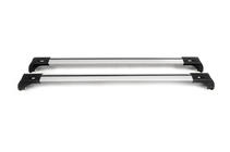 Priečniky na integrované strešné lyžiny, uzamykateľné na kľúč Skybar V2 (2 ks) do 120 cm, sivé fotografia 21