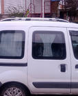 Renault Kangoo 1998–2008 Strešné lyžiny Skyport (matná sivá) fotografia 2