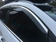 Hyundai Tucson TL 2016–2021 Okenné veterné deflektory s chrómovou lištou (6 ks, Niken) fotografia 3