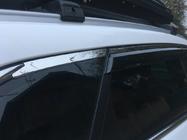 Hyundai Tucson TL 2016–2021 Okenné veterné deflektory s chrómovou lištou (6 ks, Niken) fotografia 6