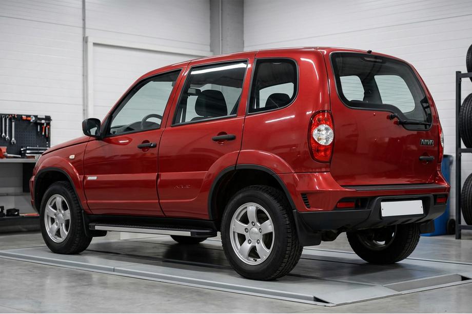 Chevrolet Niva 1998–2020 Bočné prahy Maya V1 (2 ks, hliník) Image