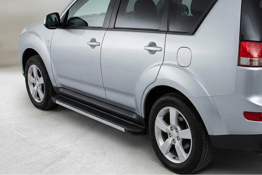 Citroen C-Crosser 2007–2013 Bočné prahy Maya V1 (2 ks, hliník) Image