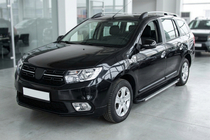 Dacia Logan MCV 2013–2020 Bočné prahy Maya V1 (2 ks, hliník) fotografia 1