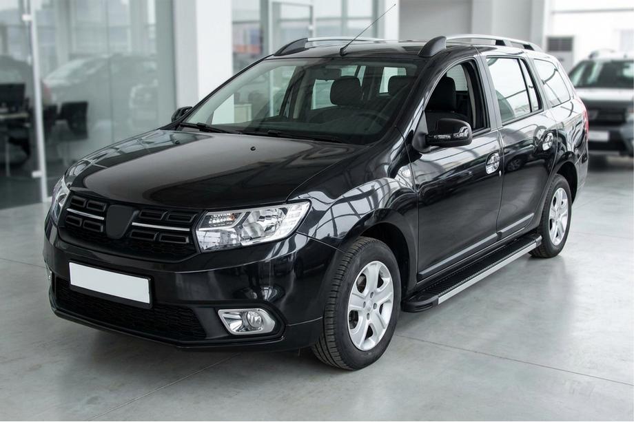 Dacia Logan MCV 2013–2020 Bočné prahy Maya V1 (2 ks, hliník) Image