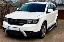 Dodge Journey 2008–2020 Bočné prahy Maya V1 (2 ks, hliník) fotografia 2