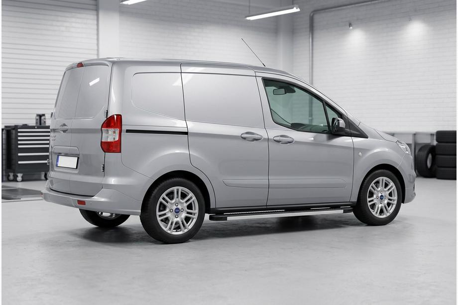 Ford Courier 2014–2023 Bočné prahy Maya V1 (2 ks, hliník) Image