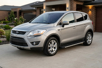 Ford Kuga 2008–2013 Bočné prahy Maya V1 (2 ks, hliník) fotografia 1
