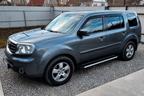 Honda Pilot 2008–2015 Bočné prahy Maya V1 (2 ks, hliník) fotografia 1