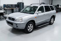 Hyundai Santa Fe 1 2000–2006 Bočné prahy Maya V1 (2 ks, hliník) fotografia 1