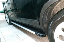 Kia Sorento II XM 2009–2014 Bočné prahy Maya V1 (2 ks, hliník) fotografia 3