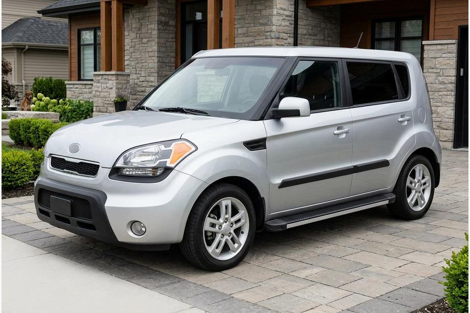 Kia Soul I 2008–2013 Bočné prahy Maya V1 (2 ks, hliník) Image