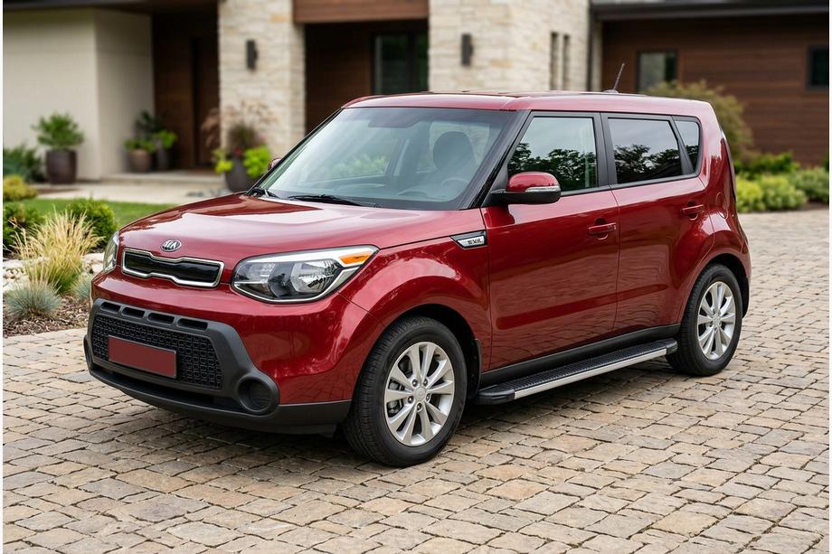 Kia Soul II 2013–2018 Bočné prahy Maya V1 (2 ks, hliník) Image