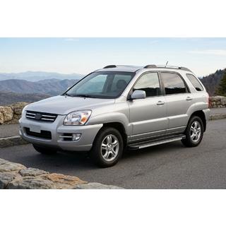 Bočné prahy Maya V1 (2 ks, hliník) Kia Sportage 2004–2010 fotografia 1