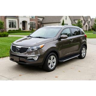 Bočné prahy Maya V1 (2 ks, hliník) Kia Sportage 2010–2015 fotografia 1